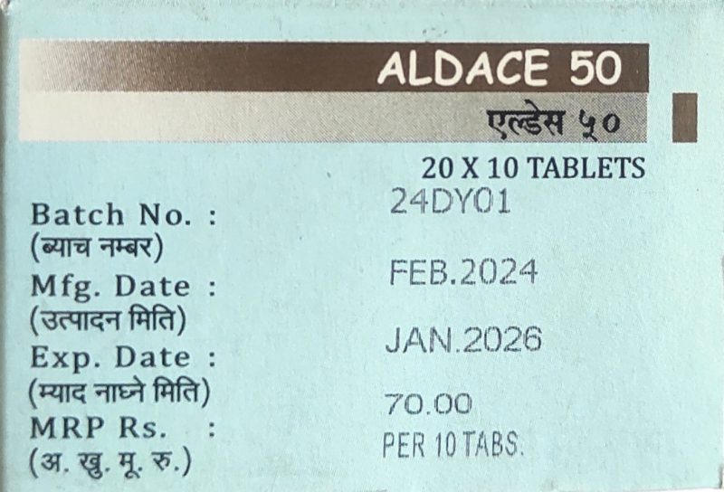 Aldace 50 mg Tab